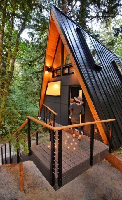 The Treeframe Cabin Vila Index Exterior foto